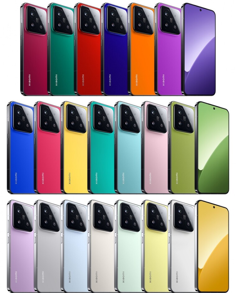 Xiaomi 15 et Xiaomi 15 Pro coloris