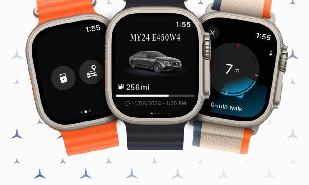 Mercedes-Benz dévoile une application pour Apple Watch